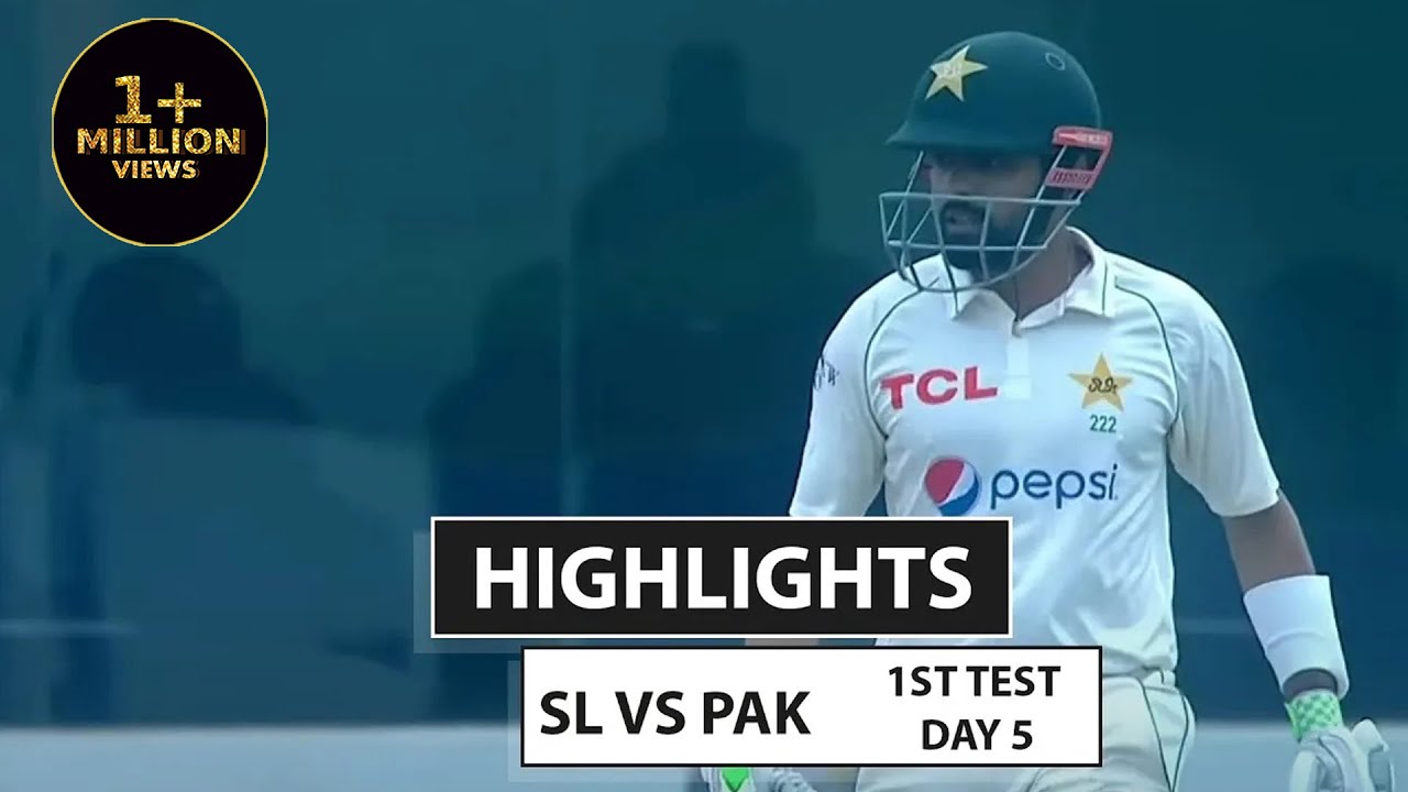 1st Test - Day 5 | Highlights | Pakistan Tour Of Sri Lanka | 20th July 2023