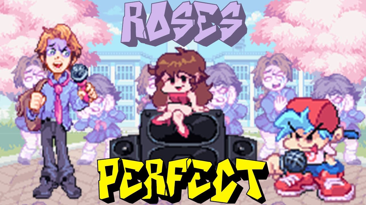Friday Night Funkin' - Perfect Combo Roses [HARD] (Week 6)