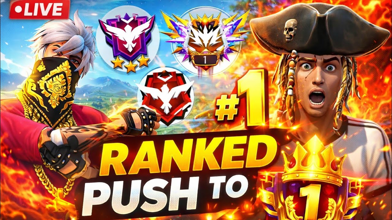 BR ranked push to top 1 ☠️🥶DS Gaming is live.