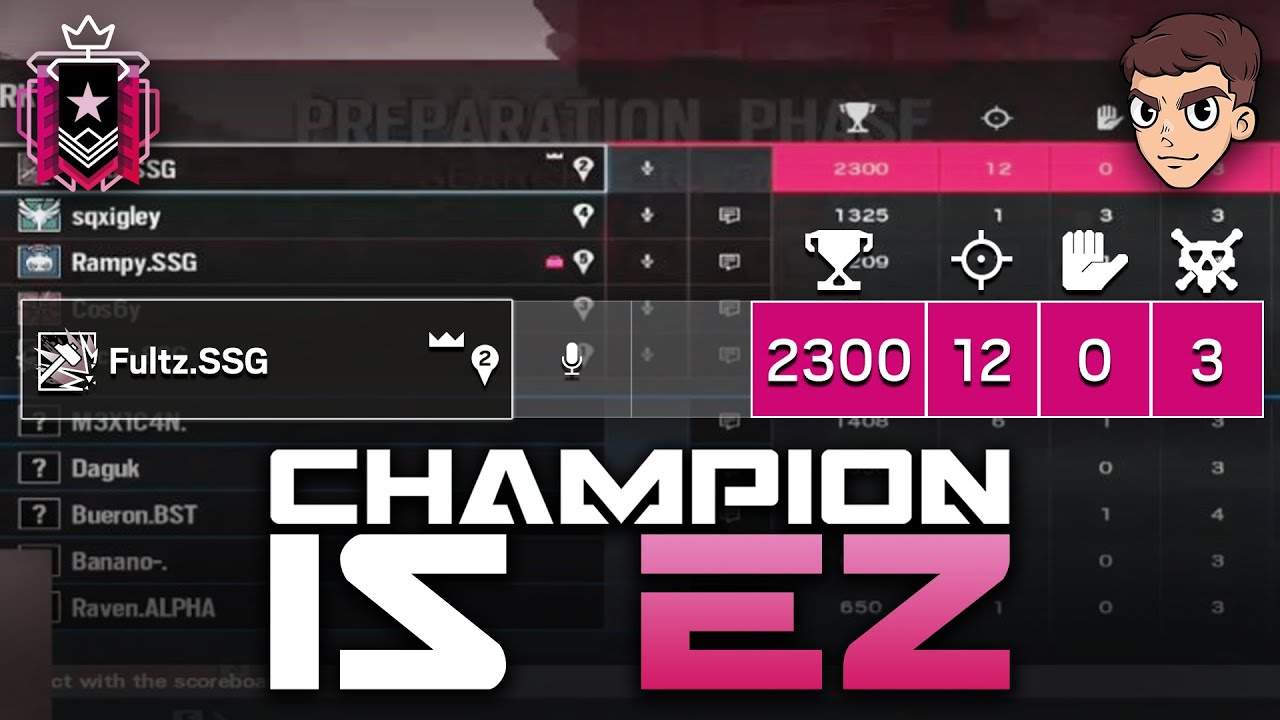 How A Pro Makes Champion Ranked Look EZ - Stream Highlights #13 - Rainbow Six Siege