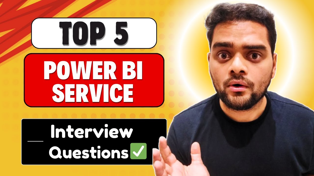 🔥TOP 5 Power BI Service Interview Questions | Very Commonly Asked!