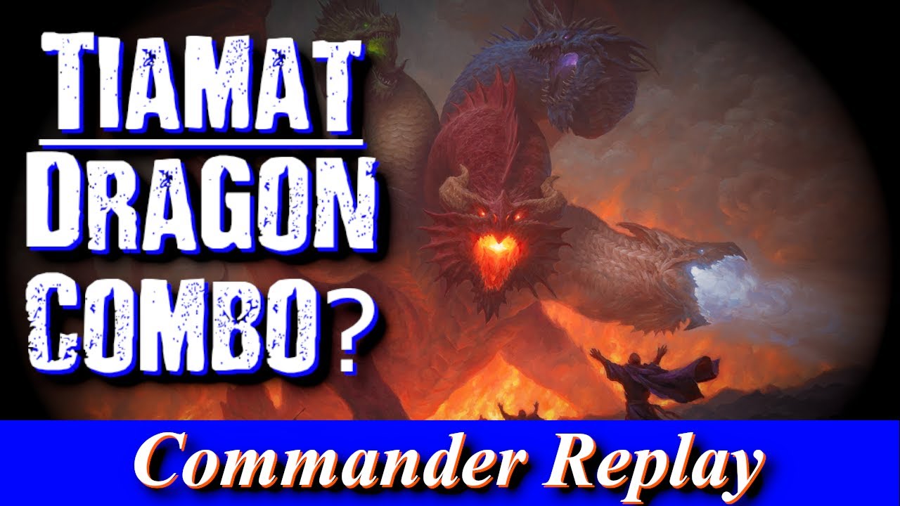Tiamat Dragon Combo? vs Ruric Thar, Najeela, Darien | EDH Gameplay