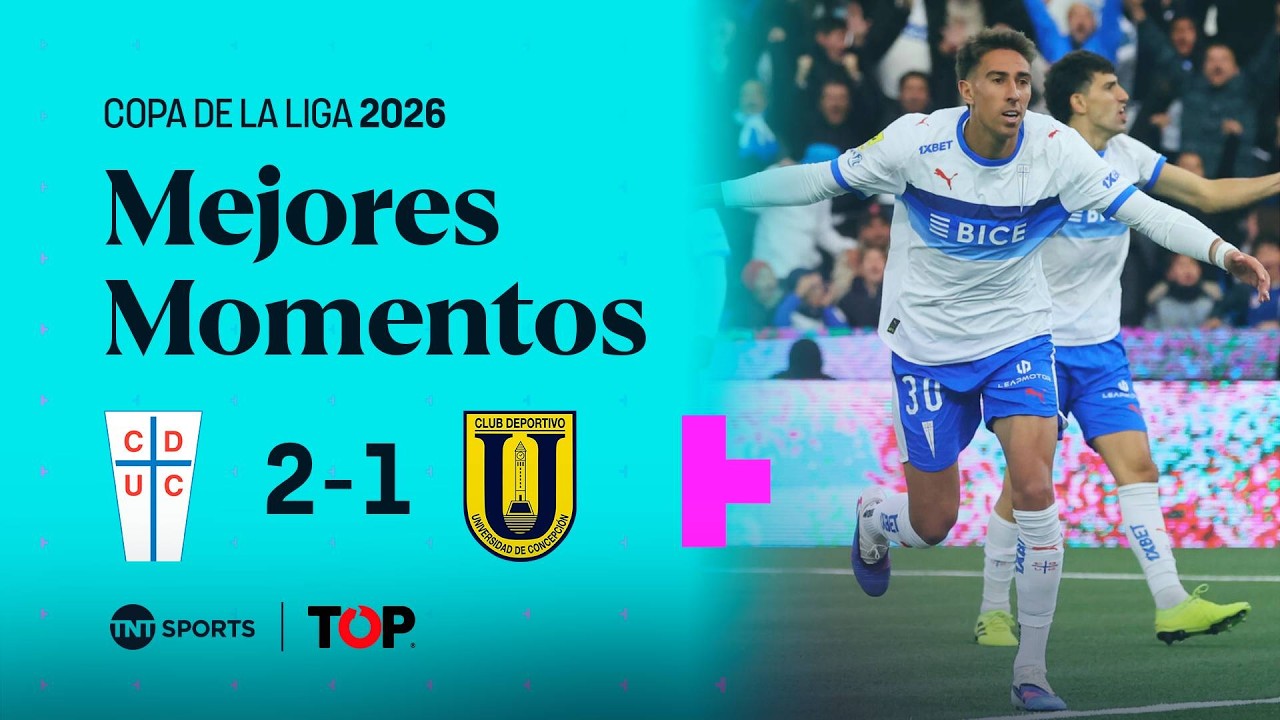 Compacto TOP | ⚪️🔵 U. Cat&oacute;lica 2 - 1 🟡🔵 U. de Concepci&oacute;n | Copa de la Liga 2026 - Fecha 1