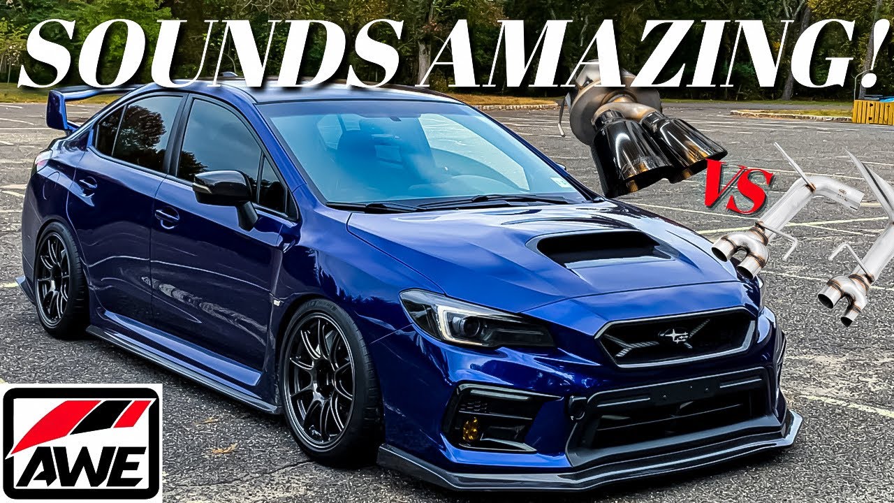 AWE Touring vs AWE Track Exhaust Comparison on My Subaru STI | REVING, IN CABIN, AND FLYBYS!