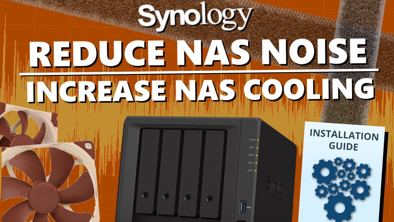 Synology NAS Fans and Velcro Mod - Make Your NAS Quieter and Cooling in MINUTES