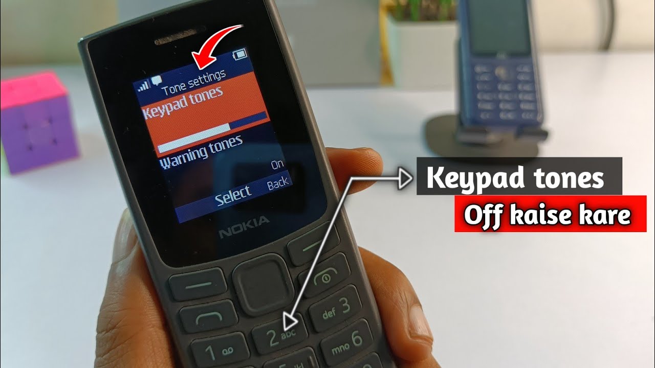 how to turn off keypad tones on Nokia keypad mobile || nokia mobile keypad tones setting