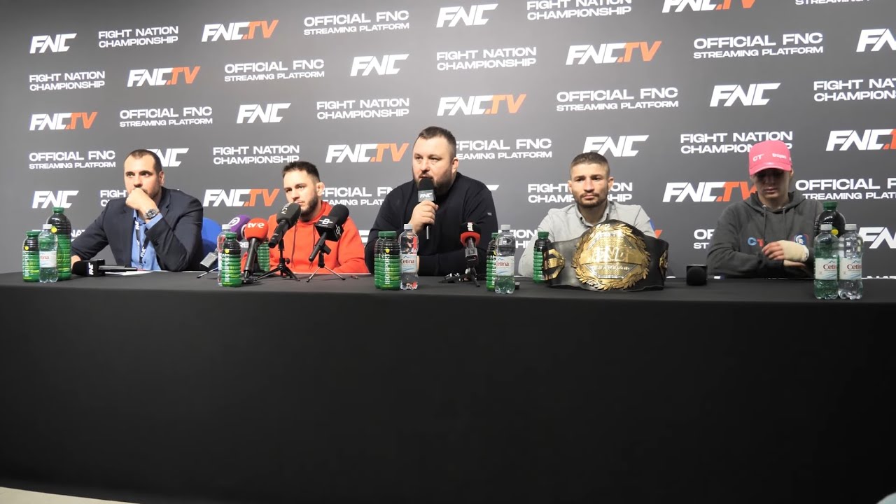 FNC 26 | Press Conference | Dražen Forgač, Miloš Janičić, Sara Luzar Smajić i Miljan Zdravković