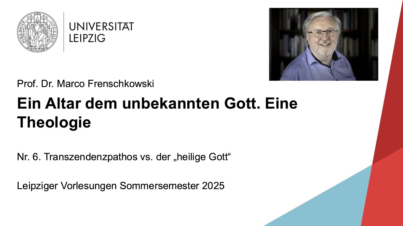 Prof. Frenschkowski – 6. Transzendenzpathos vs. der „heilige Gott“