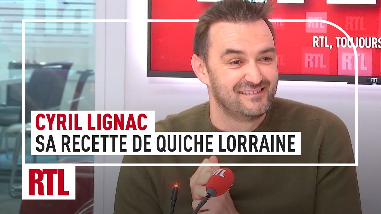 CYRIL LIGNAC : sa recette de quiche lorraine !