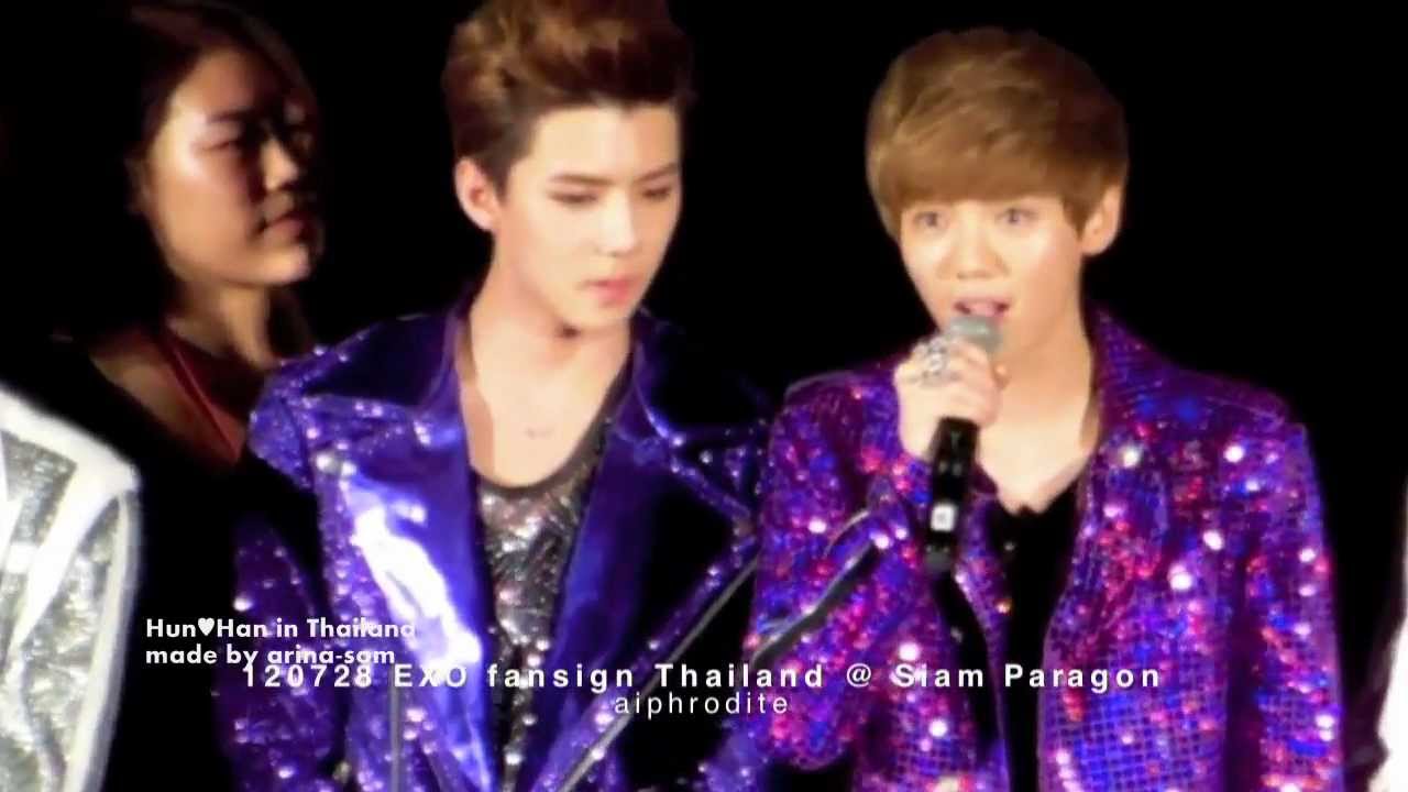 Hun&hearts;Han [Sehun-Luhan] in Thailand