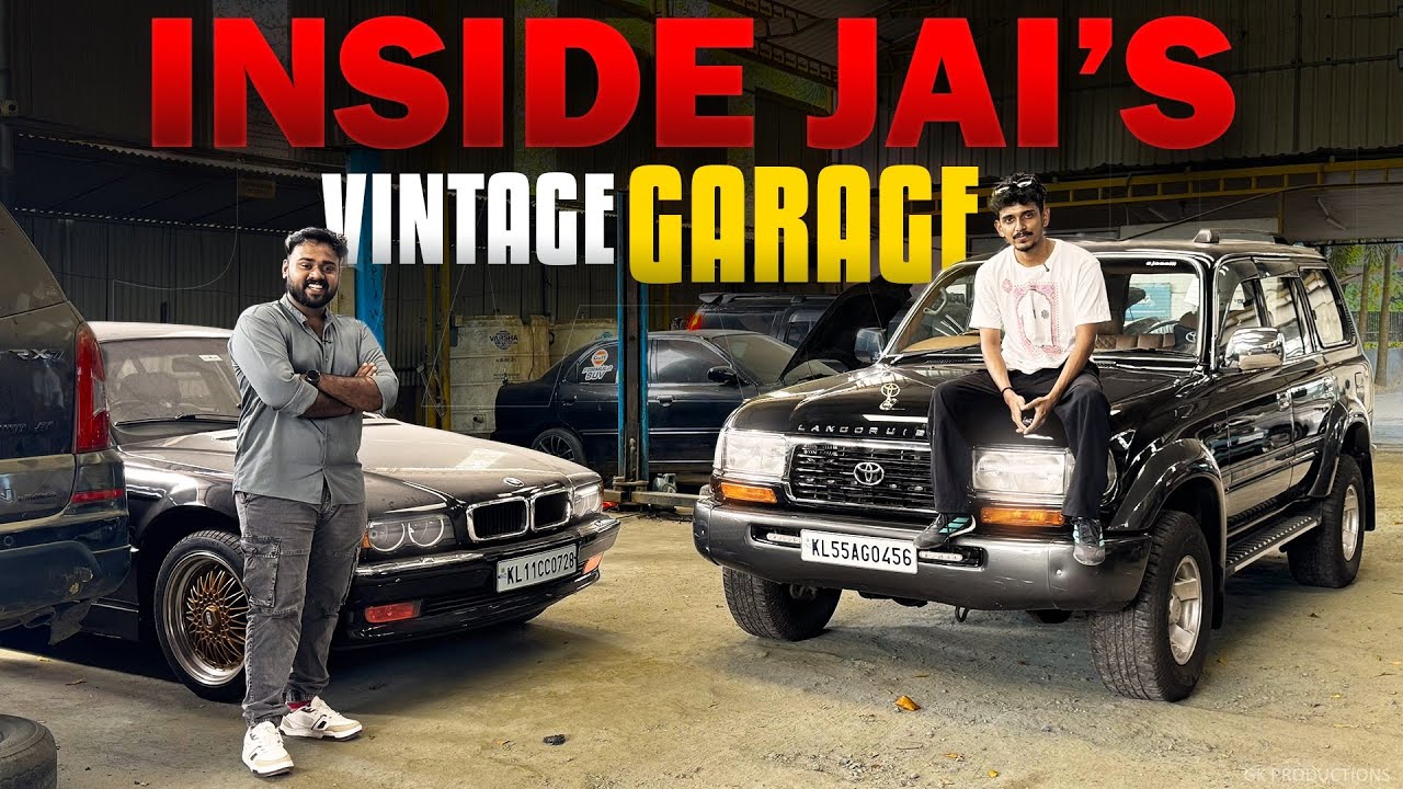 22 കാരന്റെ Vintage Hidden Car Collections | Jai's Car Garage Tour | Gopikrishna Techy