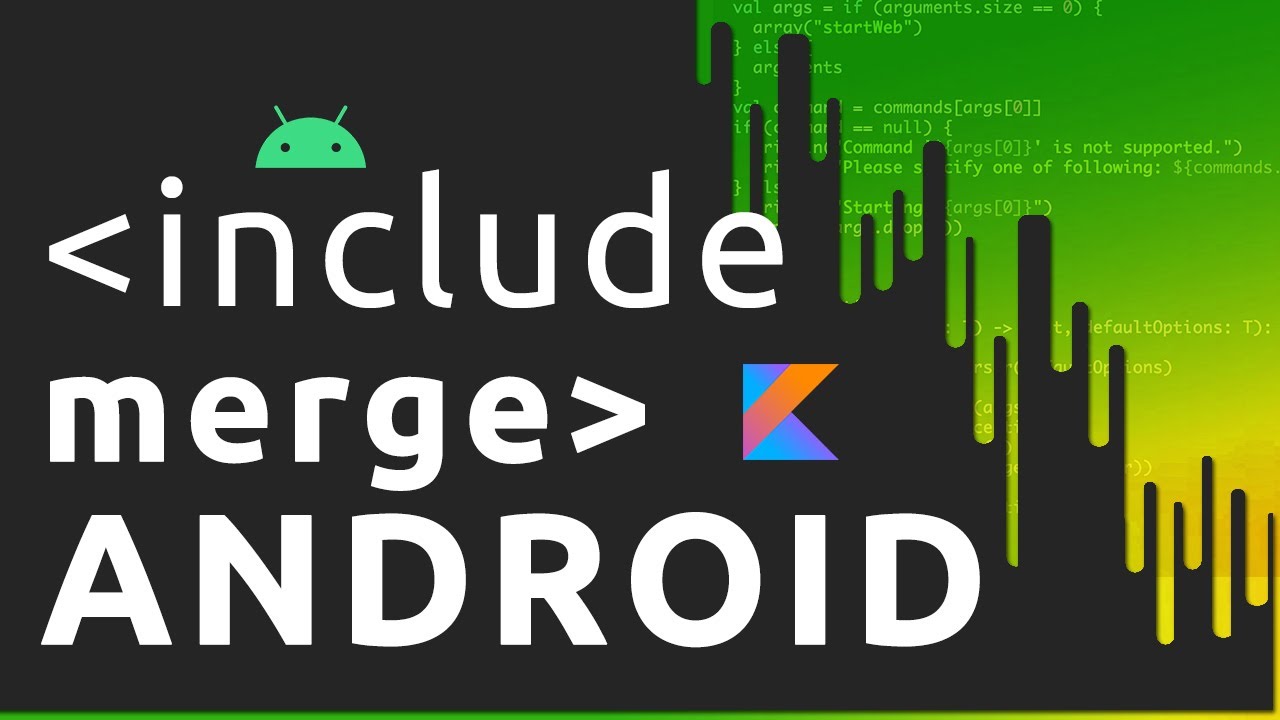 ANDROID: INCLUDE E MERGE TUTORIAL