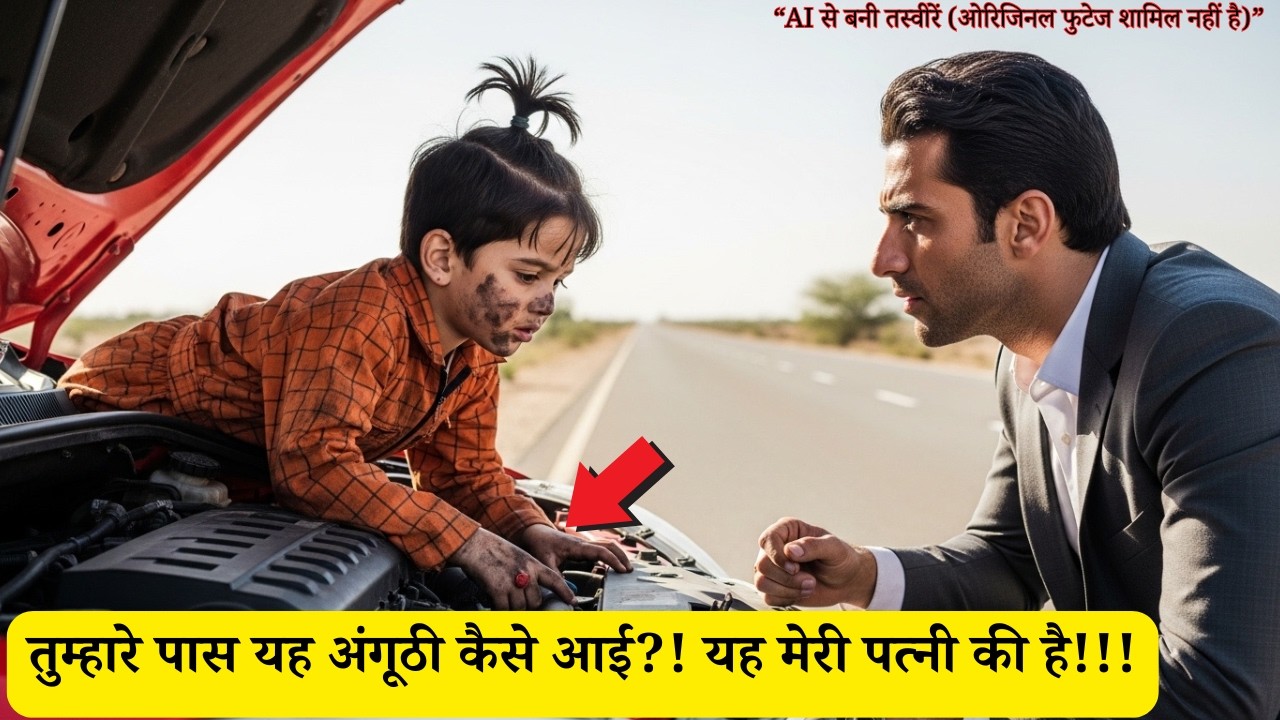 गरीब लड़के ने अरबपति की लग्ज़री कार ठीक की—उसकी अंगूठी देखकर वह चौंक गया!