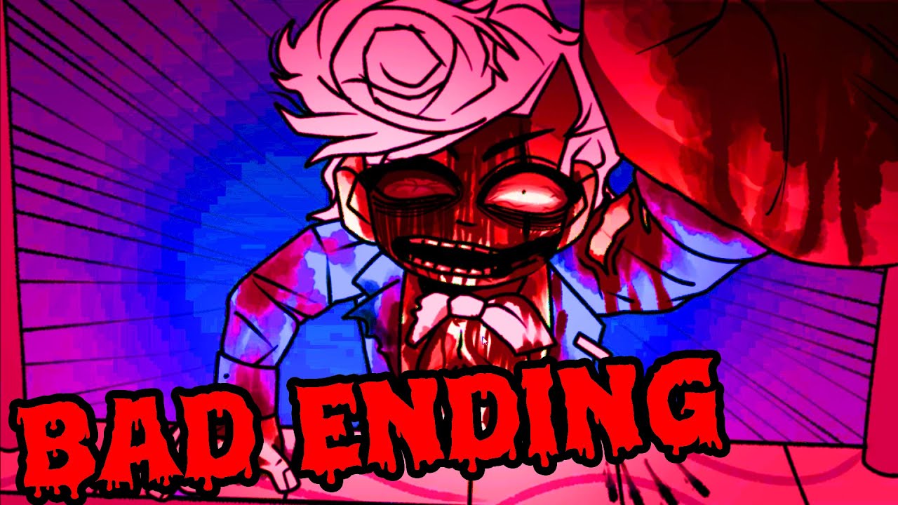 Bloodmoney (Bad Ending) - Indie One Click Visual Novel Horror Game (No Commentary)