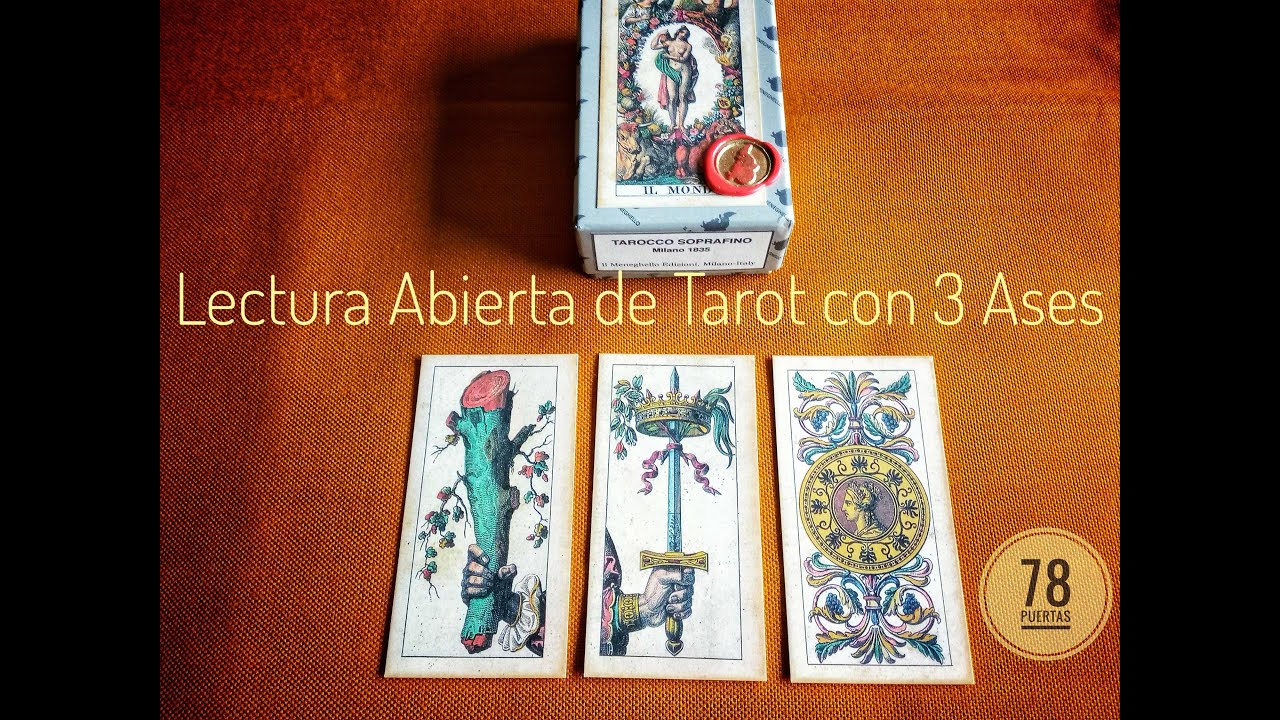 ¡LECTURA DE TAROT CON 3 ASES!