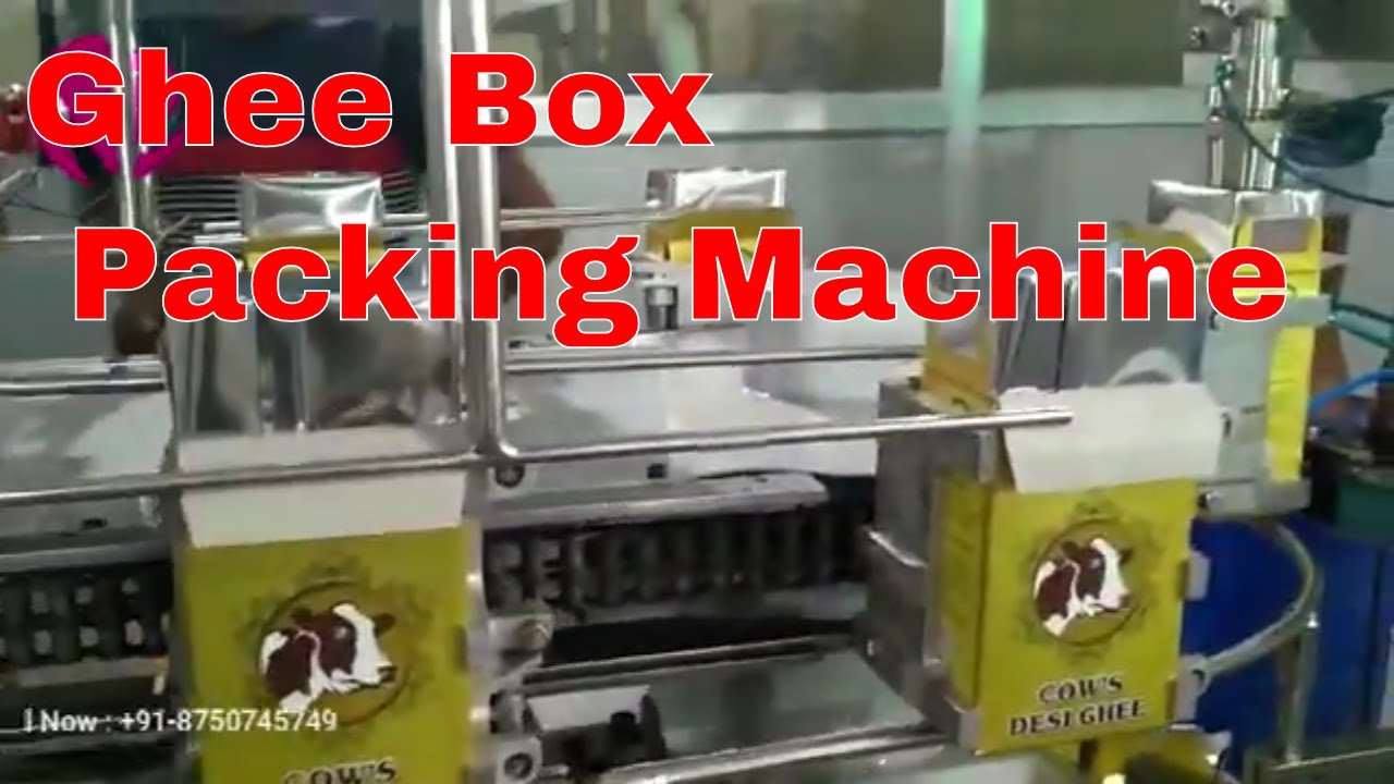 Desi Ghee Box Packing Machine - Lined Carton (Ceka Pack) Fully Automatic Ghee Machine - 8750745749