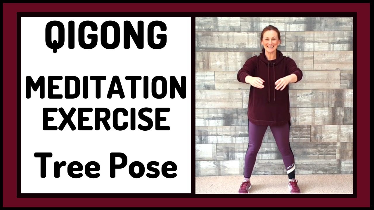 QIGONG TREE POSE - MEDITATION EXERCISE TO FOLLOW 🙏 (May 2021)
