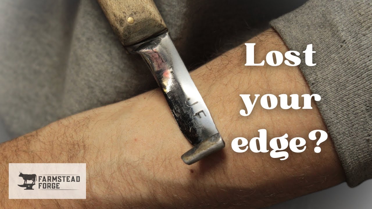Hoof knife: How to rework your edge to keep it sharp longer