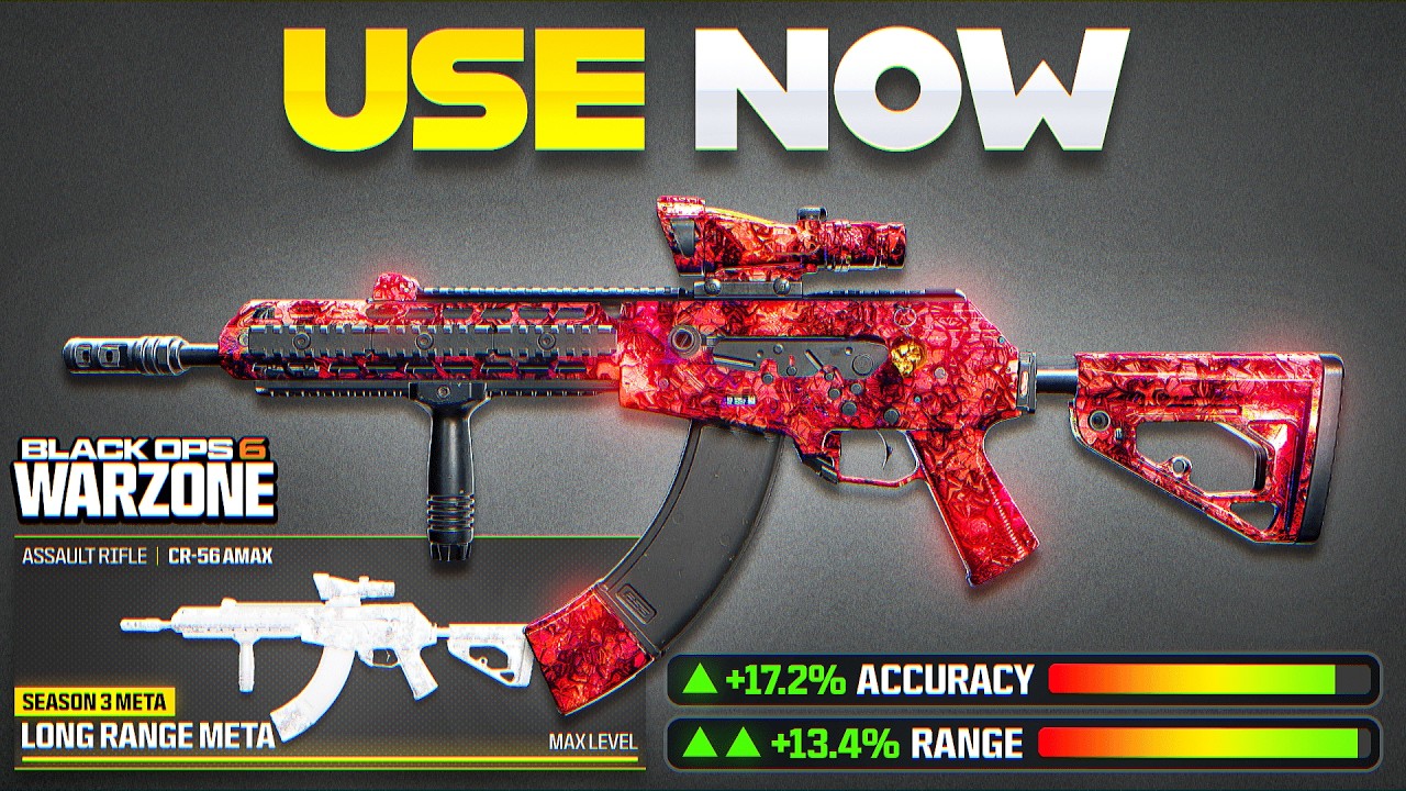 this CR 56 AMAX is the BEST AR META LOADOUT in WARZONE BO6! (Best Assault Rifle for Warzone 3)