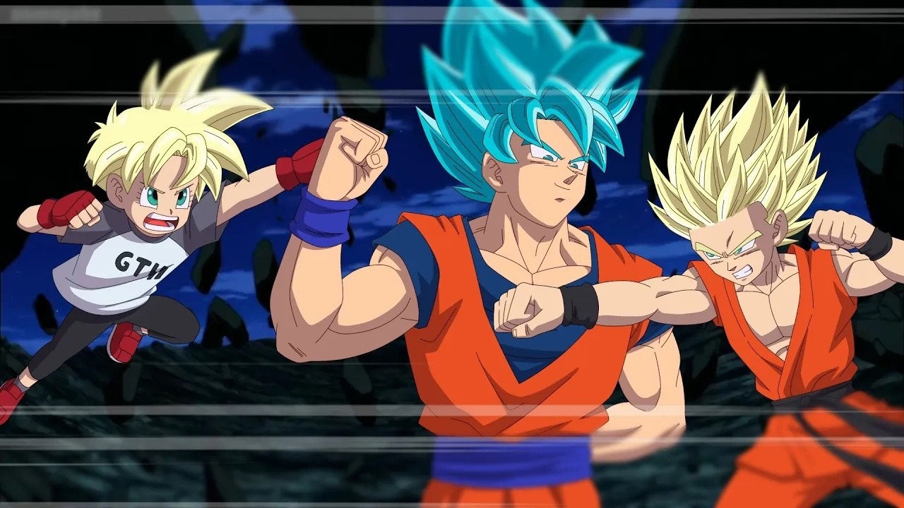 O Treinamento Final Começa! Goku vs Goten SSJ2 e Pan SSJ1- Dragon Ball Super Parte 2