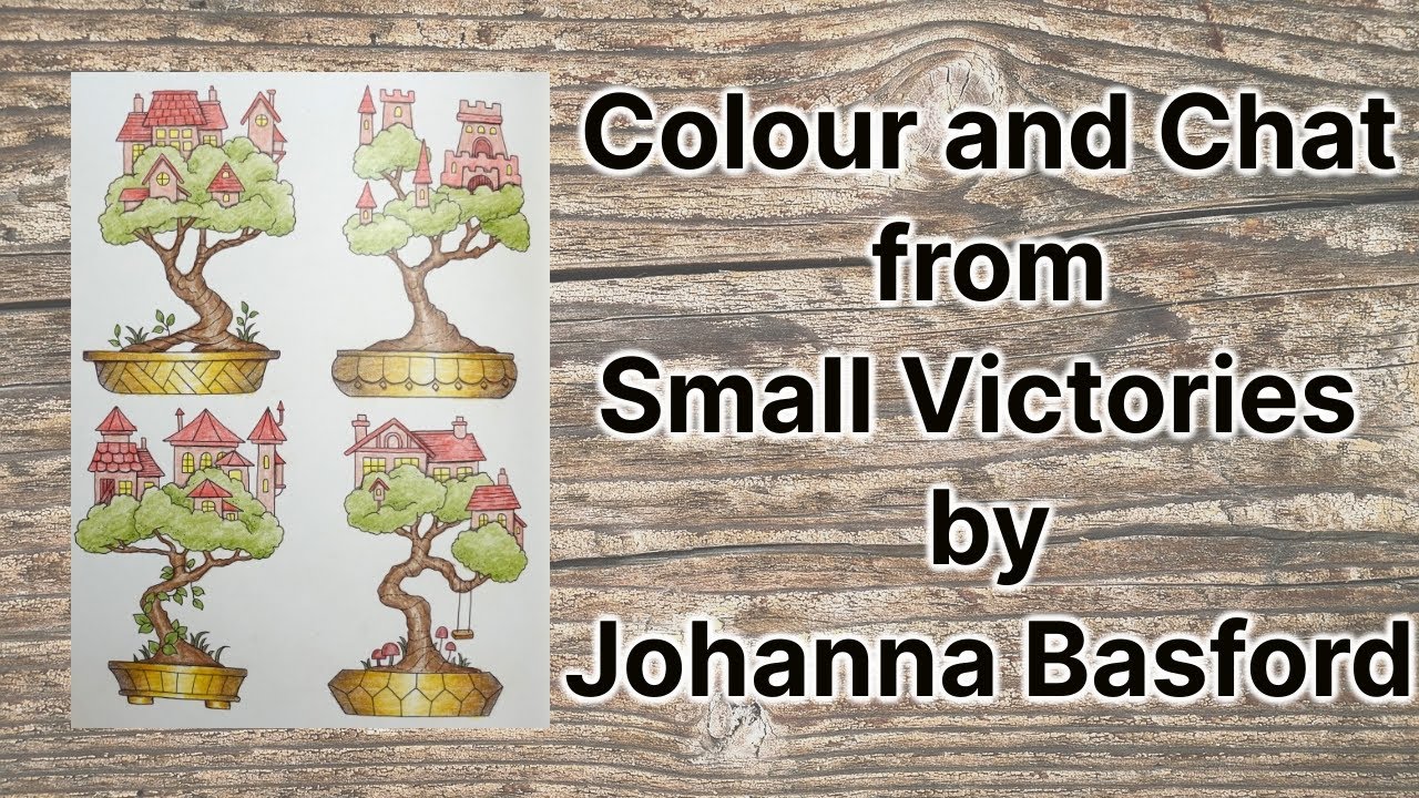 Small Victories by Johanna Basford - Bonsai Trees