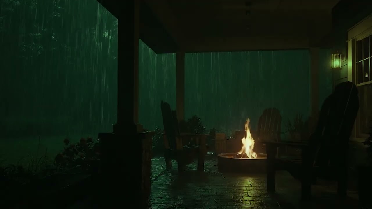 Forest Rain & Thunderstorm Sounds 🌲 Nature Ambience for Deep Sleep and Meditation