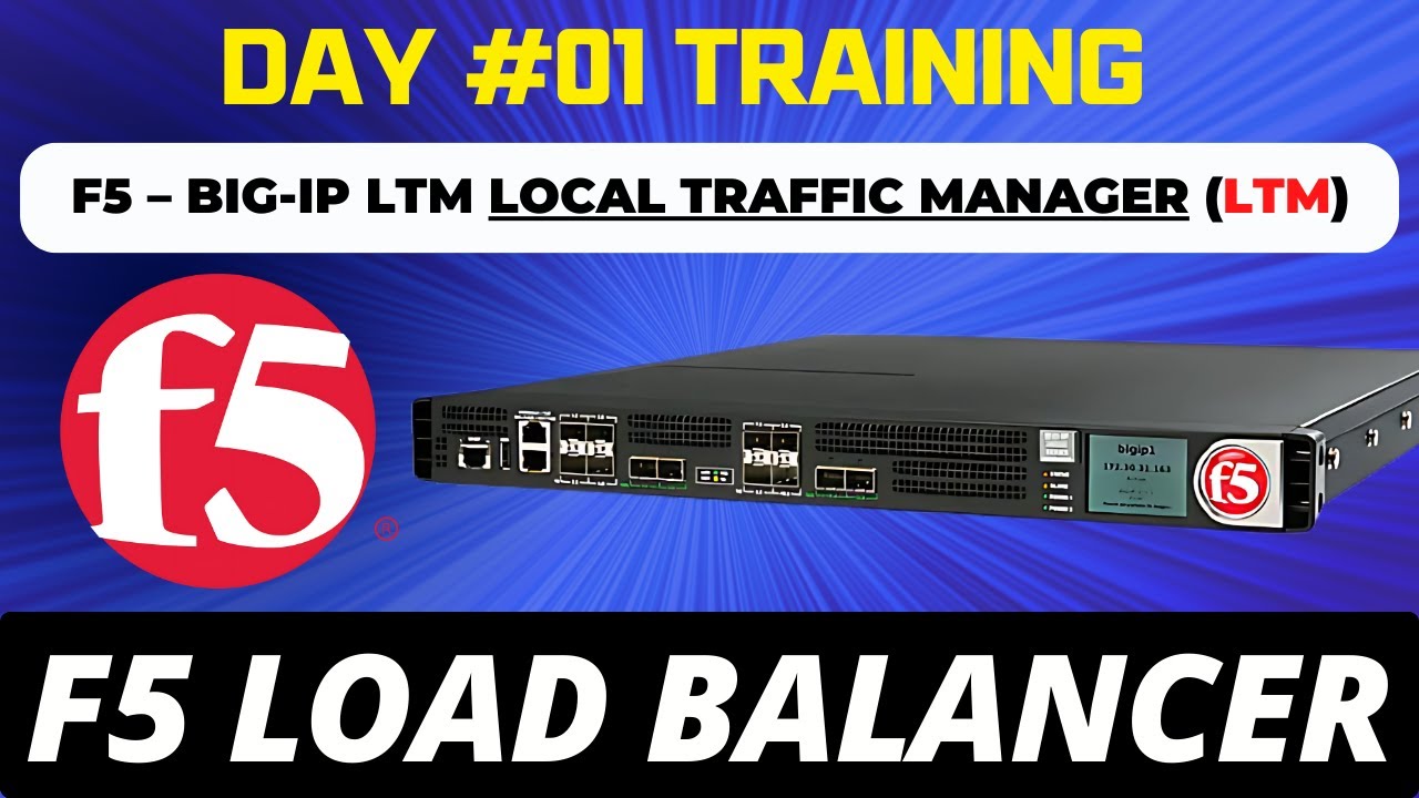 Live Day 01: F5 BIG-IP LTM Load Balancer | F5 LTM, DNS, GTM Configuration Training