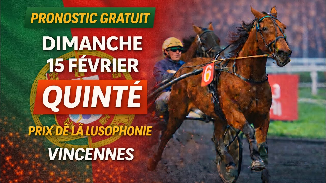 Comment gagner aux courses ? Prono Quinté Dimanche 15 Février Vincennes + 1 mois d’abonnement offert
