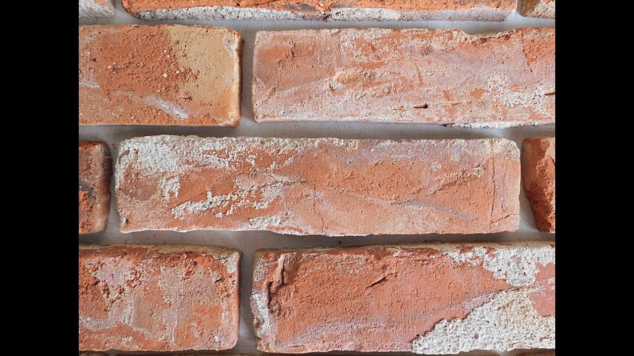 Antik Riemchen Alte R&uuml;ckbau Mauer Ziegel Klinker Wand gestaltung orig Feldbrand Handmade
