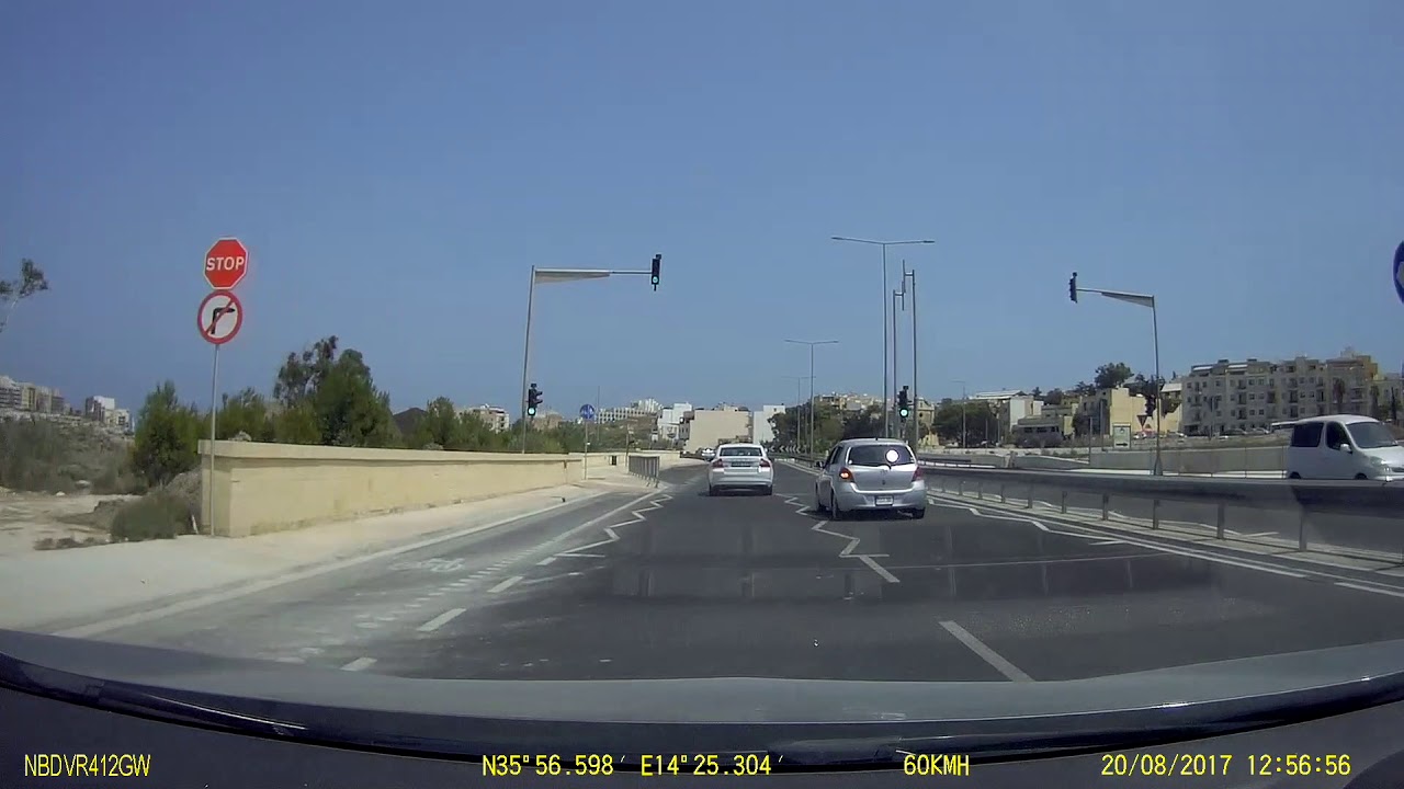 Cirkewwa to Birzebbugia Drive Timelapse