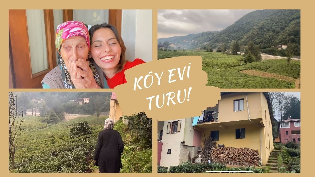 KÖY EVİ VLOG! Trabzon,Ailemle tatil, ev turu, sohbet