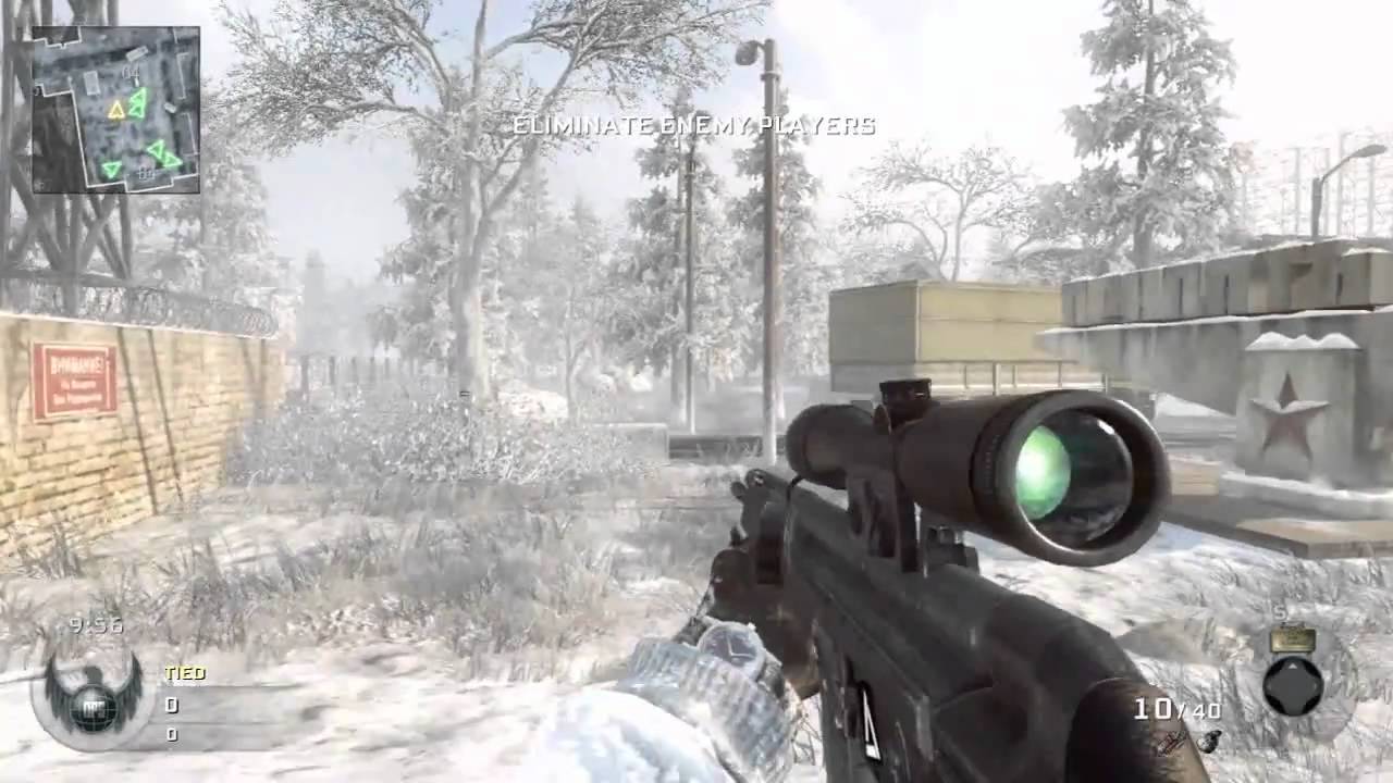 GAM3VIDZ - Black Ops: How I Start A TDM with a Sniper
