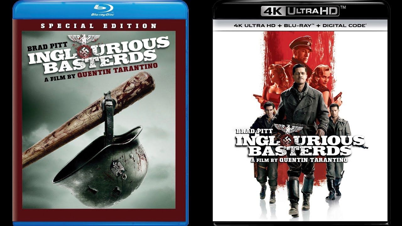 Inglourious Basterds Blu-ray vs 4K Blu-ray Comparison (SDR version)