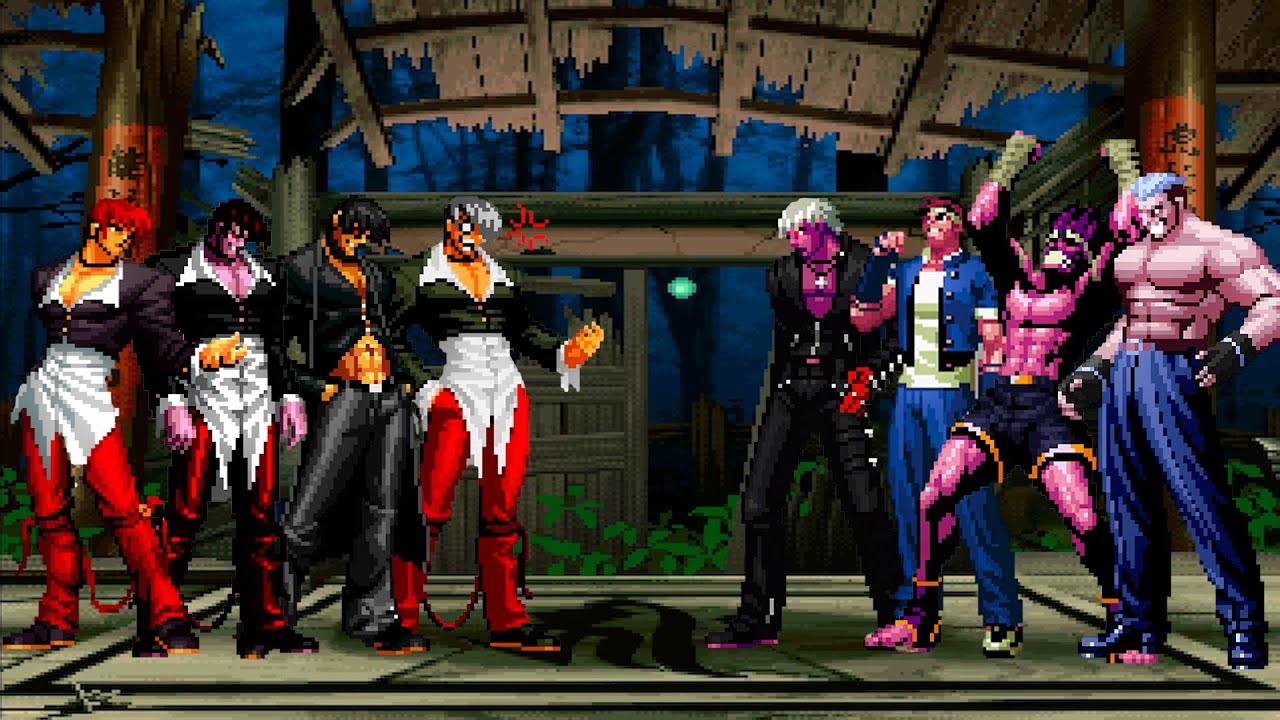 [KOF Mugen] Iori Yagami Team vs Orochi Team