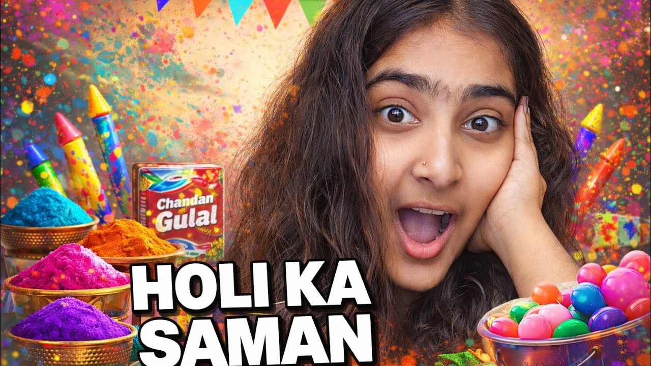 Maine kharida holi ka saman🥰✨|| Divyasworldofdream|| divya ke vedio|| holi ka saman|| 