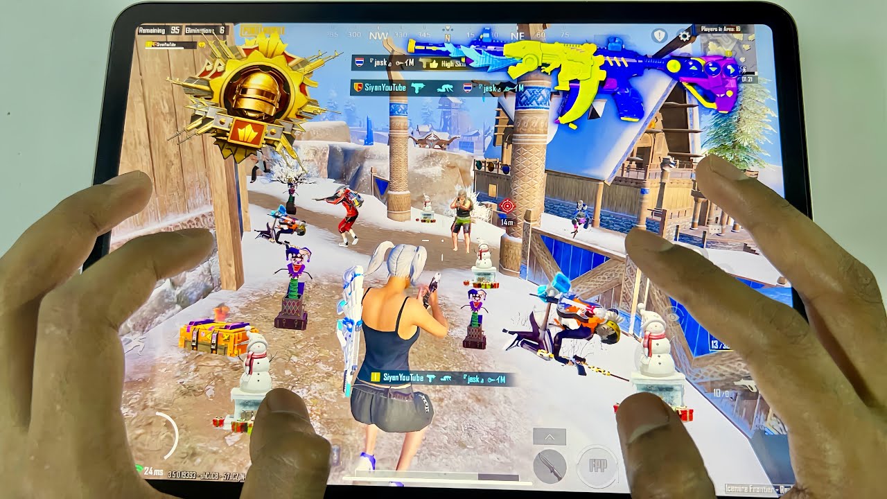 120 FPS‼️6 FINGER FULL GYRO SOLO RISH GAMEPLAY🔥 IPAD PRO HANDCAM | PUBG Mobile | Bgmi