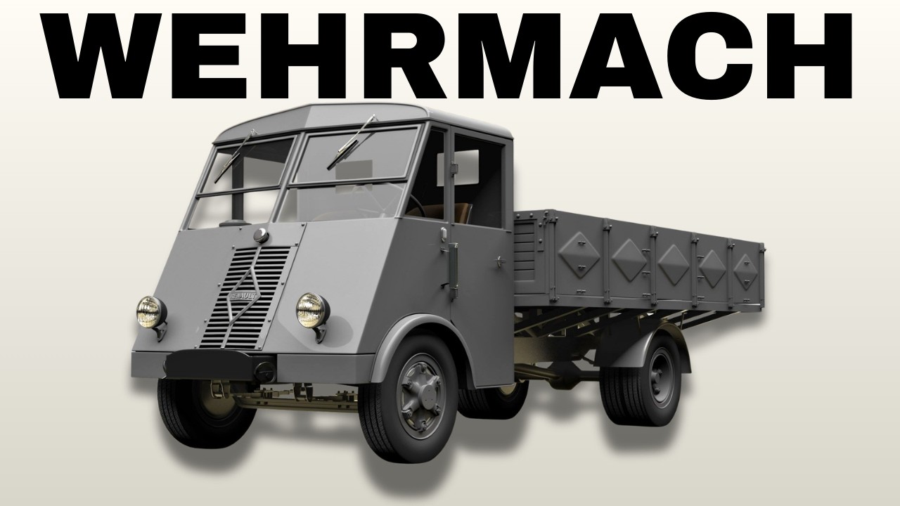 Every Wehrmacht Trucks & Cars Used in WW2