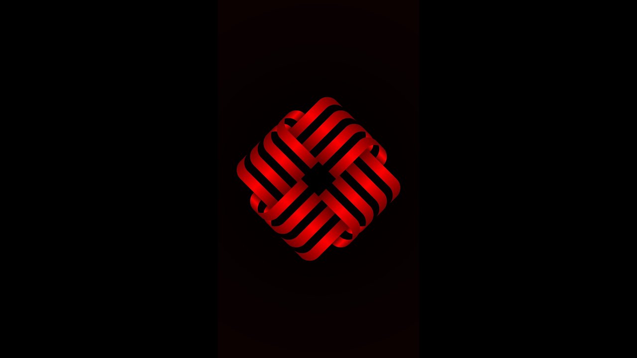 Adobe Illustrator Tutorial 3d Logo Design #short logo master