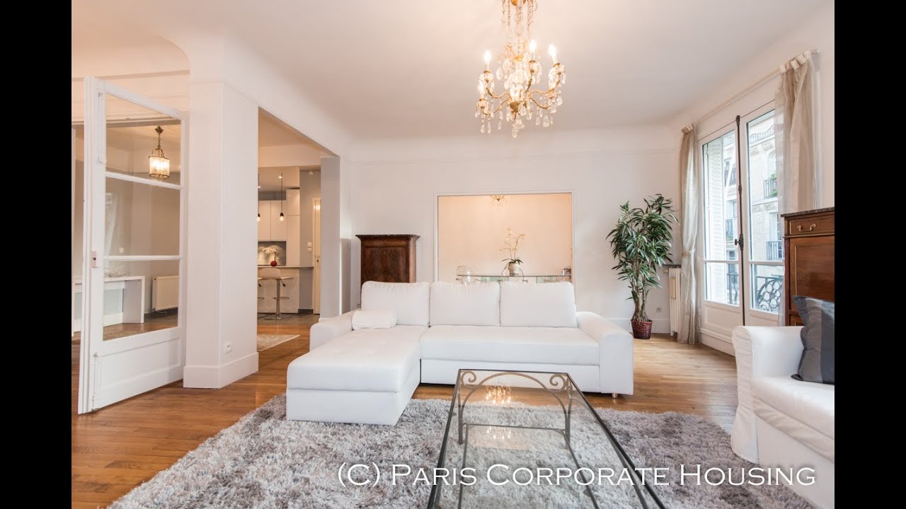 (Ref: 16050) 2-Bedroom furnished apartment for rent on rue des Eaux, Paris 16th