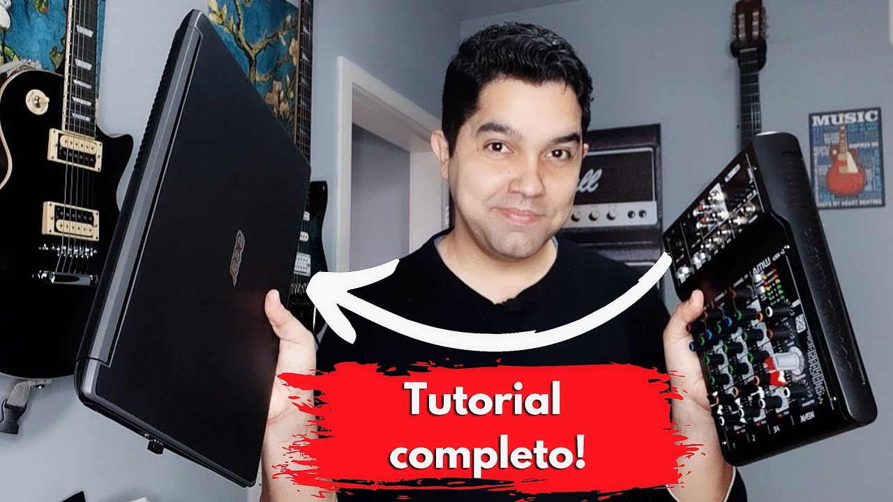 COMO LIGAR A MESA INTERFACE NO NOTEBOOK| AMW AM4