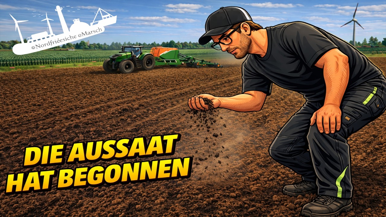 🚜 Die wohl letzte Aussaat für dieses Jahr 🌾 | NF Marsch #01 | LS25