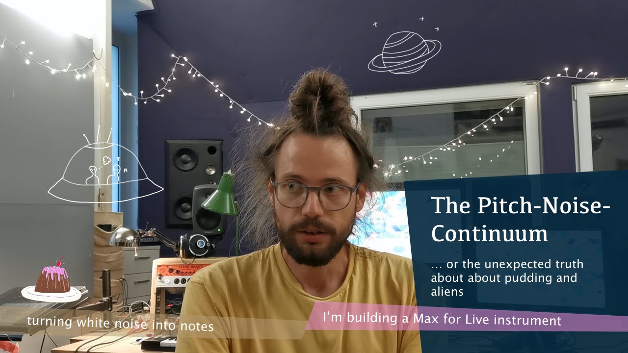 The Pitch-Noise-Continuum | turning white noise into notes | I’m building a Max for Live instrument