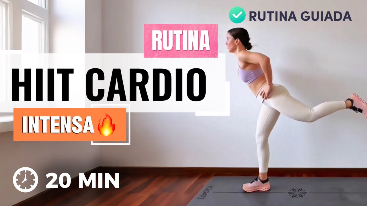 20 MIN | HIIT Cardio Intenso | Quema Grasa Rápido en Casa | Sin Equipo | No Repeat 