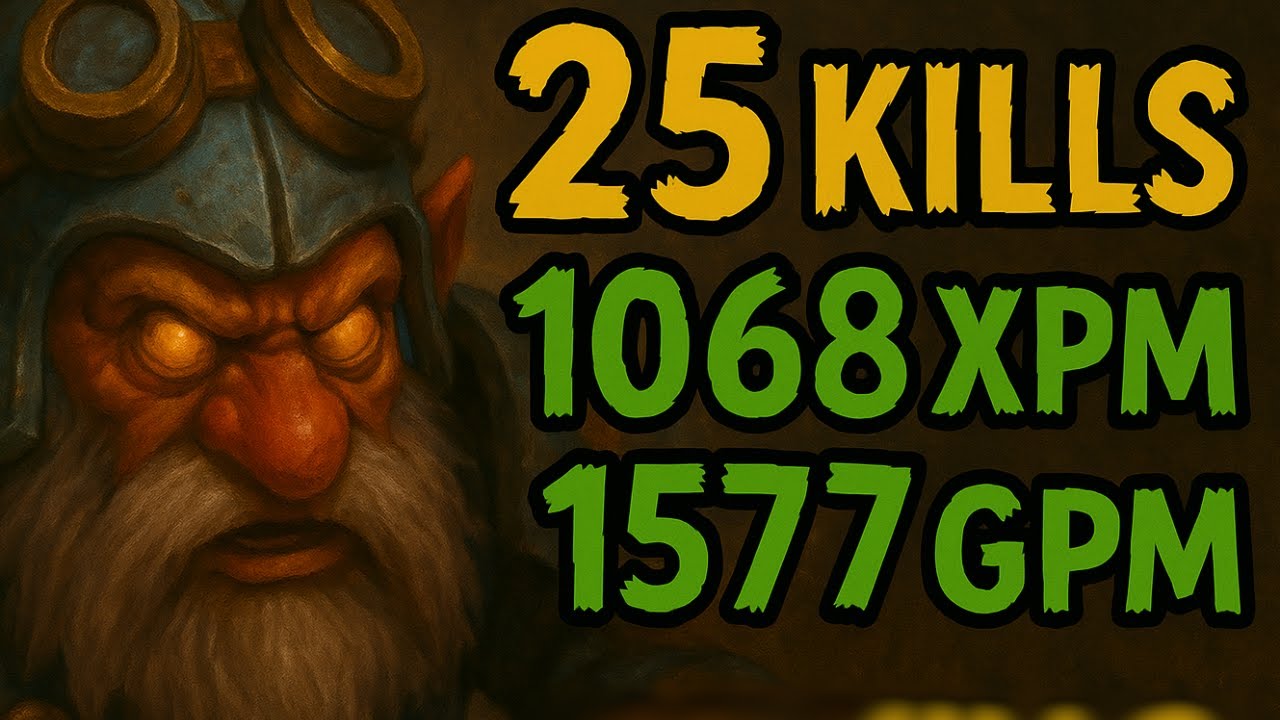 25 KILLS UNSTOPPABLE TINKER !!! 1K GPM XPM Insane Damage Special MVP 🔥🔥🔥🔥 Dota 2 Gameplay