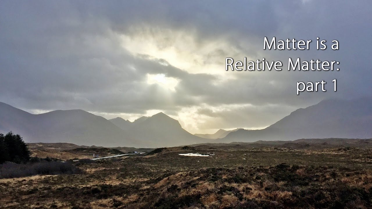 Matter is a Relative Matter with Iain McGilchrist: part 1