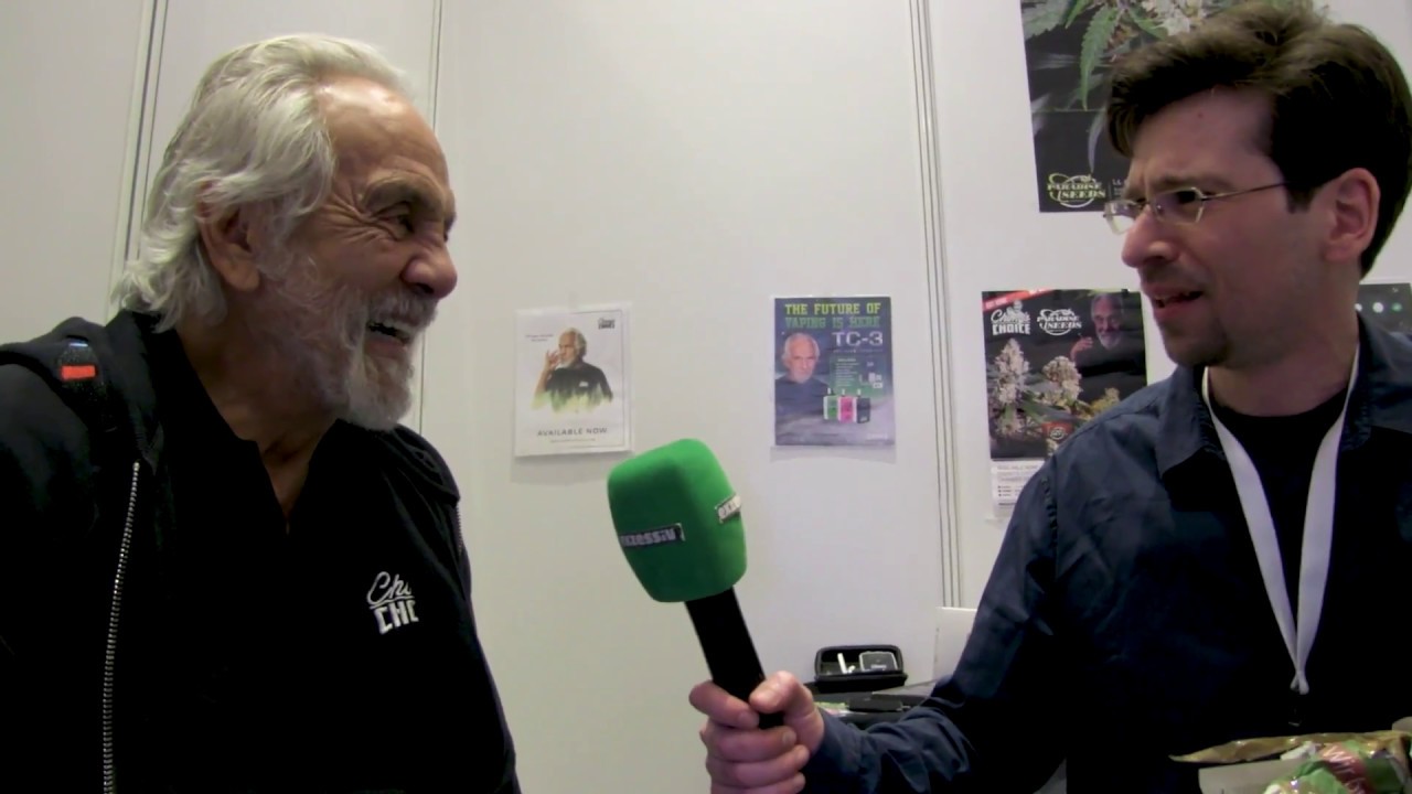 Tommy Chong in Berlin at the ICBC Conference 2017 Interview by Exzessiv TV