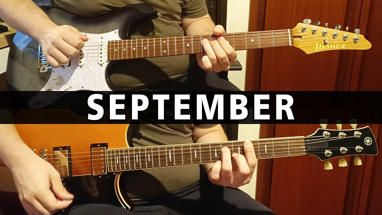 Earth, Wind & Fire - September guitar cover