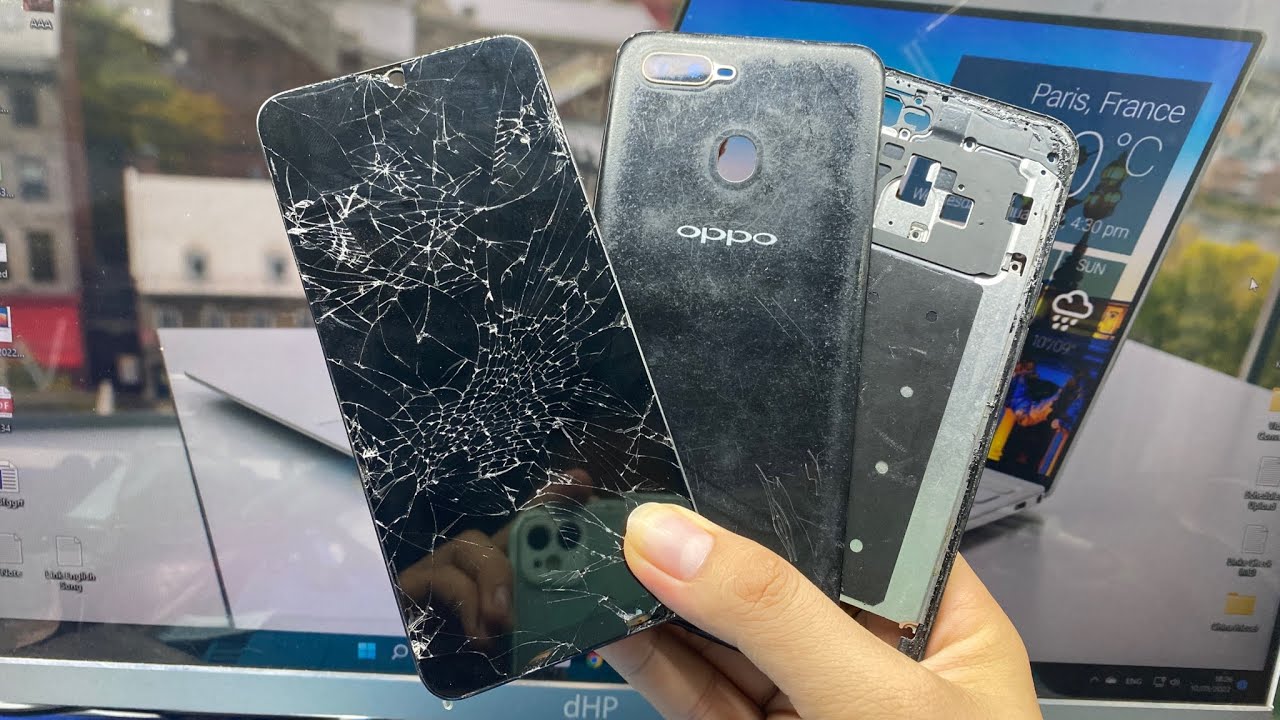 Restoration OPPO A5S | Replacement Screen LCD & Back Cover.