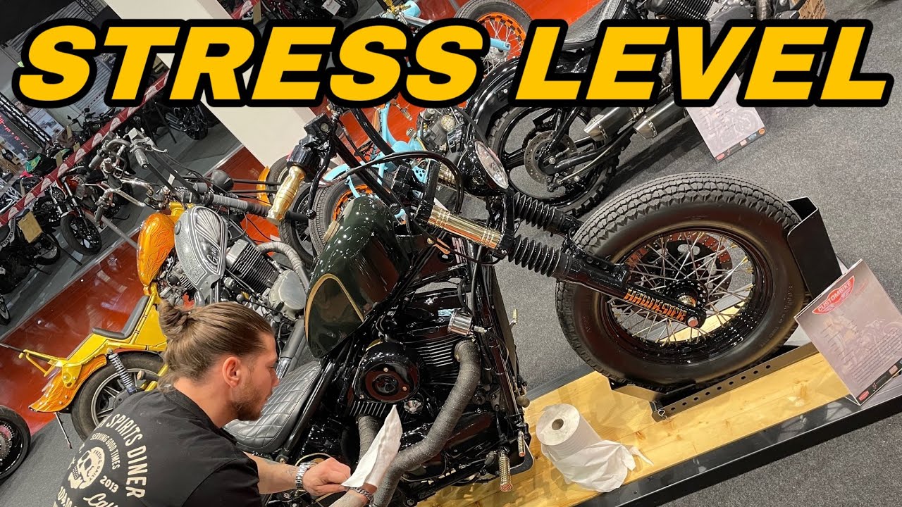 𝐇𝐈𝐍𝐓𝐄𝐑 𝐃𝐄𝐍 𝐊𝐔𝐋𝐈𝐒𝐒𝐄𝐍: Im letzten Moment zur Custombike-Show