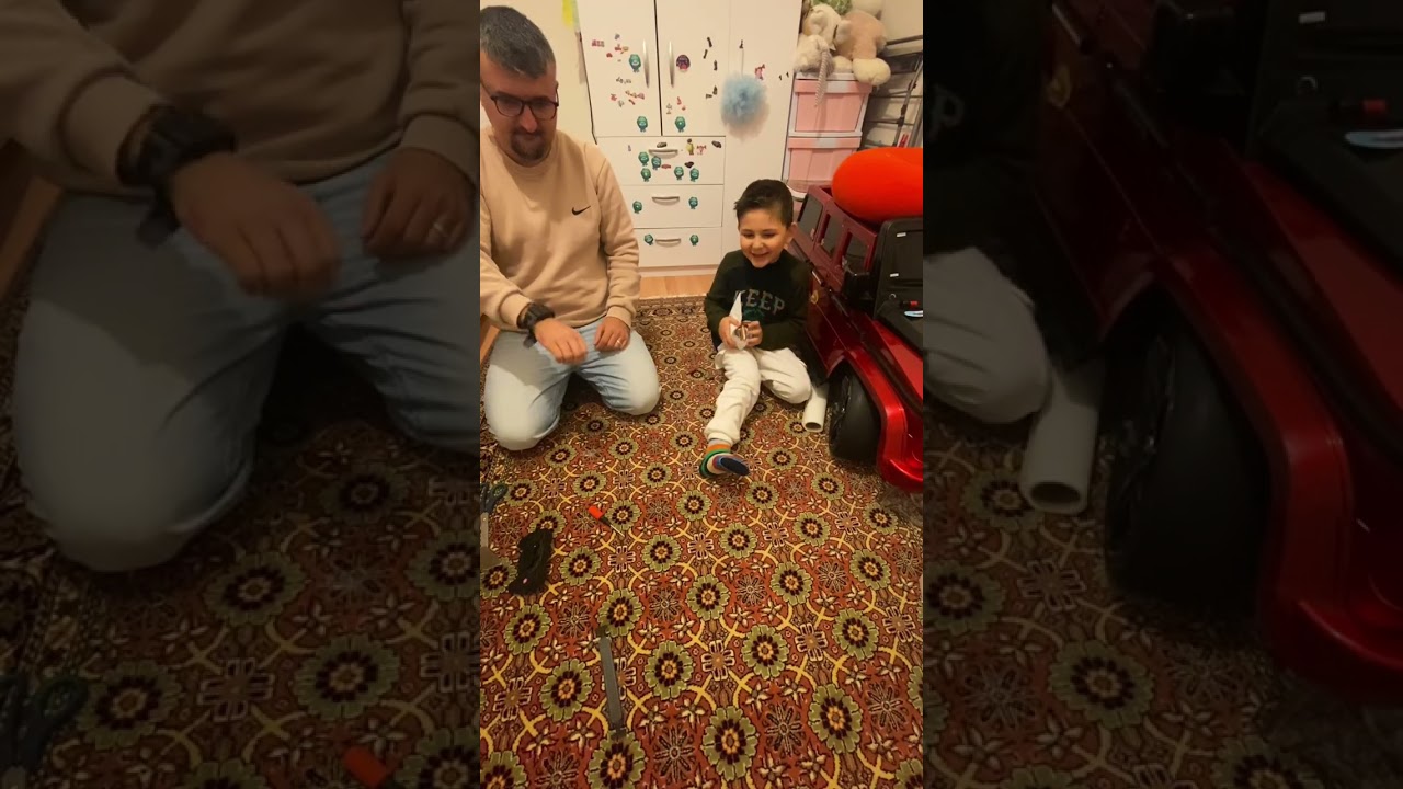 360 derece dönebilen uzaktan kumandalı el kontrollü araba aldık..